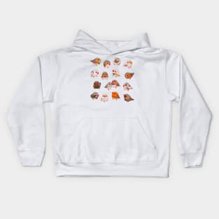 Zebra finch Kids Hoodie